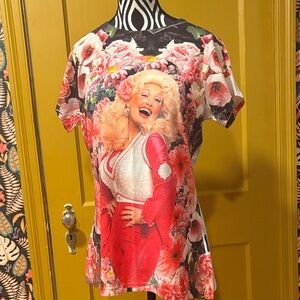 Fun Dolly Parton Tee Shirt Size L